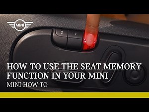 How to use the seat memory function in your MINI | MINI How-To