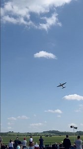 Flying Bulls DC-6 Low Pass & Wing Over – Duxford