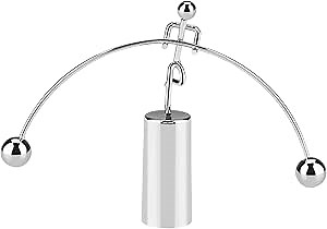 Balance Ball Pendulum Physics Science Desktop Decor Mini Metal Swinging Ball Set for Home Office Wallfront