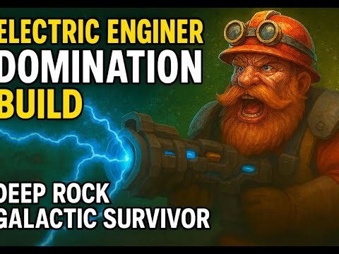Electric Engineer DOMINATION Build Deep Rock Galactic Survivor!