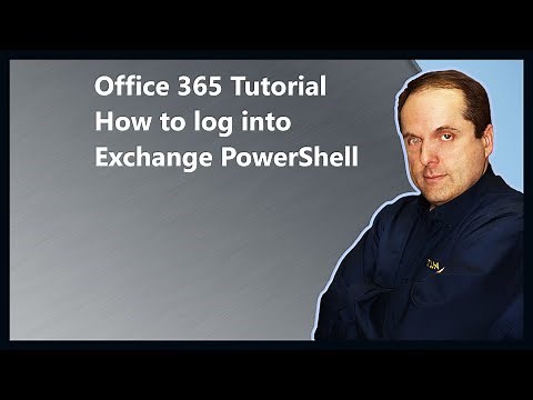 Microsoft 365 Tutorial How to log into Exchange PowerShell