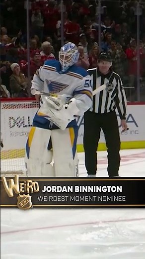 Weirdest Moment of the Season? Binnington the THIEF?