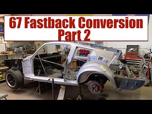 How To Convert a 67 Mustang Coupe to a Fastback Part 2