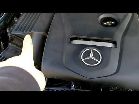 Mercedes C300 4Matic Air Filter in Engine 2016 How To Replace Change out