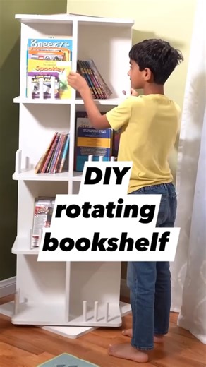 This DIY Rotating Bookcase is clever, space saving, and seriously fun to build. 📚✨ A compact design that spins to keep books and decor organized and easy to reach. 🔗https://www.anikasdiylife.com/diy-rotating-bookcase/ #woodworking #bookcase #diy #diyprojects #diyfurniture | The DIY Life with Anika