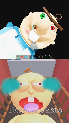 CRYING DAYCARE vs BABY BOBBY 😳 #roblox #shorts