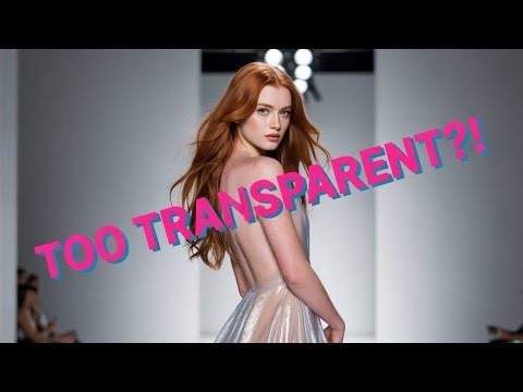 The Most Outrageous See-through Runway Dresses