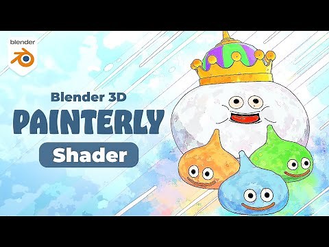 Painterly Shader in Blender Eevee — Full Procedural Setup (No Textures)