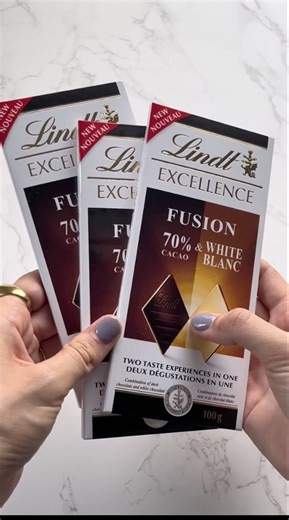 🚨 NEW ON SHELF: The Lindt EXCELLENCE FUSION RANGE 🍫​ Double the flavours. Double the delight.​ Introducing bold new chocolate duos that bring together the best of both worlds:​ 🍫 70% Dark & White Chocolate 👉 https://www.lindt.ca/en/lindt-excellence-fusion-70-percent-dark-and-white-chocolate-bar-100g ​ 🍫 70% Dark & Milk Chocolate 👉 https://www.lindt.ca/en/lindt-excellence-fusion-70-percent-dark-and-milk-chocolate-bar-100g ​ This new range is where bold meets smooth, and rich meets sweet in 