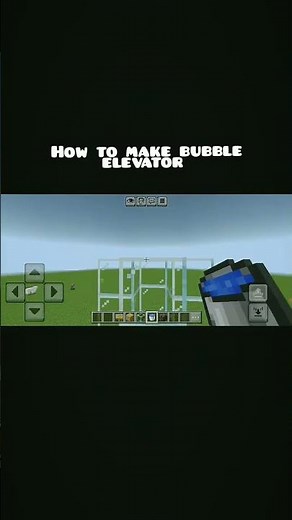 how to make a bubble elevator 😁