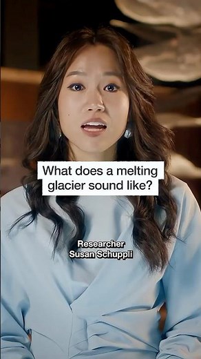 What does a melting glacier sound like?