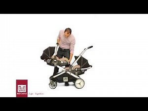 Poussette Evolutwin de Red Castle, pliage, dépliage, installation des sièges