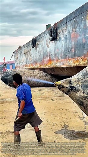 Deflating Rubber Pads: How Air Release Prepares Vessels for Launch