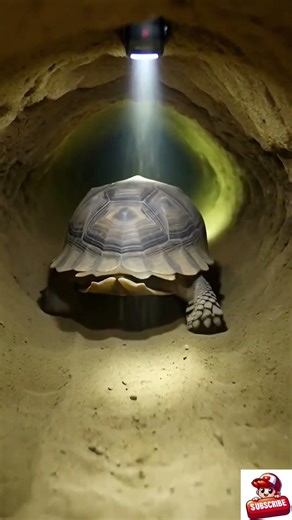 Desert Tortoise POV: Inside a Hidden Underground Burrow #WildlifePOV #DesertTortoise #UndergroundWo