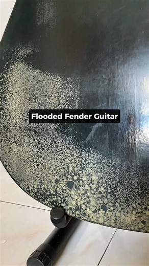 Flooded Fender guitar setup done! #guitarrepair #guitrsetup #fenderguitars #acoustomania | Acoustomania