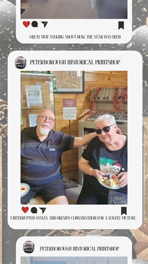 A small reel showing out Christmas get together. Please feel free to pause to read text as needed. | Peterborough History Group