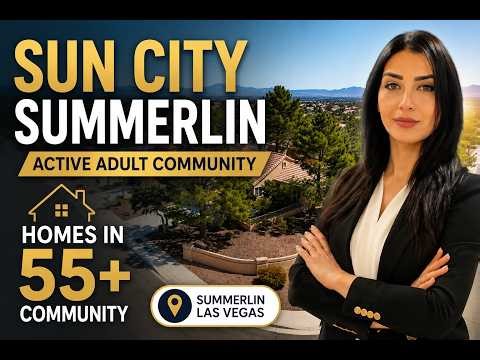 Living in Sun City Summerlin Las Vegas | Active Adult Community Home Tour 55+