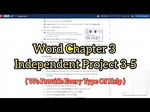 Word 2021 In Practice - Ch 3 Independent Project 3-5 Macbook| We Can do 2024 Courses | Chapter 3