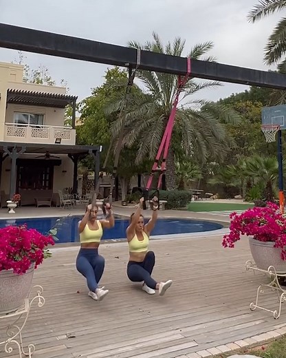 #TRXFreestyleFriday: Grab your straps and get ready to sweat with your sidekick! 👯‍♀️ This circuit is double the fun when you have someone to push your limits rep after rep. 1️⃣ TRX Bridge to Row 2️⃣ TRX Pistol Squat to Reverse Lunge 3️⃣ TRX Chest Press to Tricep Extension 📹: IG derrynbrown / IG shohreh.bfit #TRX #SuspensionTrainer #TRXLetsMove #TRXTrainingClub | TRX Training