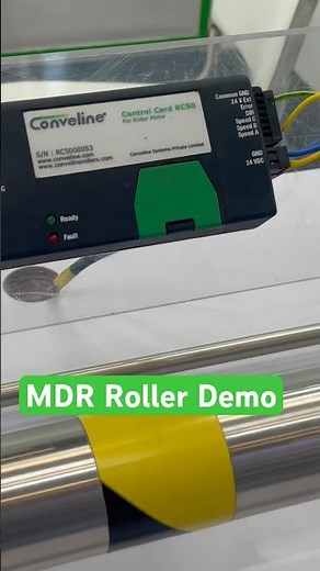 Watch This Compact MDR Roller React in Real-Time! ⚡ #MDRRoller #automation