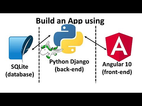 Learn Angular 10, Python Django & SQLite by creating a full stack app from scratch