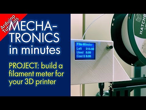 Build a 3D printer filament meter