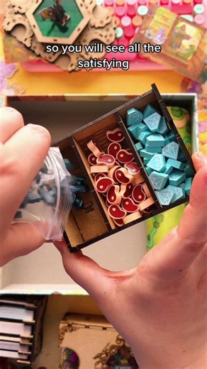 Wait till you see the dragon fountain! 🥹 This @Tower Rex🪵🍀 insert is so beautiful! I had to show you it as soon as I put it together today, there will be a video of me making it do not worry! Cause it’s so satisfying! Tower Rex have so many incredible inserts so definitely go support them and have a nosy ❤️ This boardgame is Flamecraft and it’s one of my absolutely favourite cozy boardgames by Cardboard Alchemy and @LuckyDuckGames AND now it’s even MORE beautiful! #boardgames #cozyboardgames 