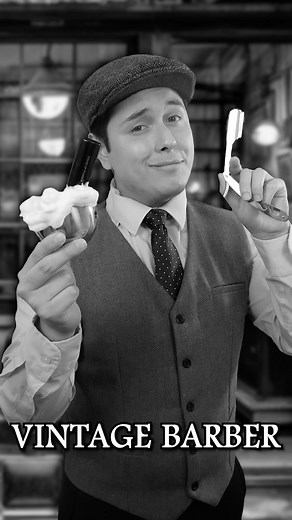 Ryan Alexander Gutierrez | 1950’s Vintage Haircut & Shave 💈 | #ASMR | Instagram