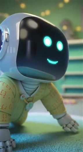 AI Baby Codes App Before Crawling Again 👶💻 #AI #Tech #FunnyShorts