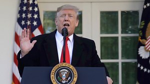 19K views · 86 reactions | President Trump proposes to reopen the government for three weeks, assuring government workers will receive their backpay, and pledges to negotiate border security or close the government again by February 15, 2019, possibly invoking constitutional laws if a 'fair deal' is not struck. | The Globe and Mail | Facebook