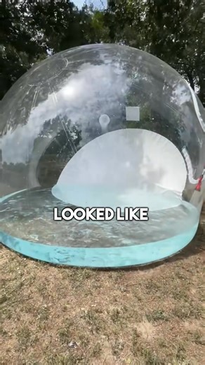 Trying to fill my inflatbale dome with water #crazy-000 #fyp | Christopher Haley