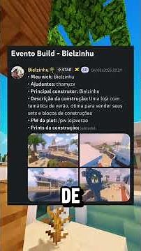 How to participate in the Build and Skin Event on the Minecraft Server