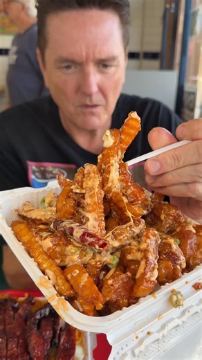 China Express on Instagram: "THANKS FOR VISITING 🙏🏻 @grubwithgreg …. Unfortunately orange chicken fries is not available for mobile delivery atm 😅 • 📍11845 Braddock Dr. Los Angeles, CA, 90230 ⏰Monday-Sunday 10 AM - 8:30 PM 🚚Order now: Postmates, Uberests, & DoorDash • #chinesefood #chinese #chinesefastfood #culvercity #losangeles"