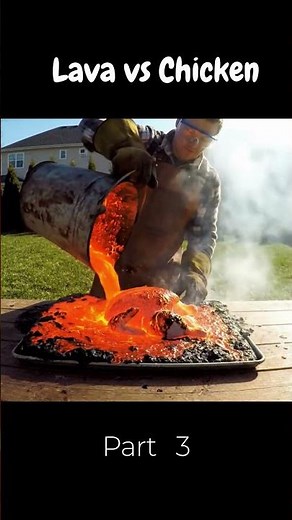 Liquidy Lava vs Chicken: Will It Instantly Vaporize? 🍗🔥