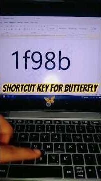 Ms Word Magic: Shortcut key For Butterfly 🦋 #microsoftoffice #microsoftword #wordtricks #msoffice