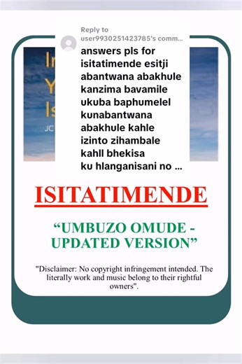 Grade 12 Exam Prep: Zulu Learners
