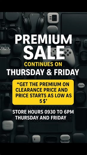 🚨 BLACK FRIDAY SALE ends at DEAL BINS! 🚨 We’re kicking it off BIG — 🤩🔥 Fresh restock, insane savings, and the best deals before Black Friday even starts. Come early and grab the gems! 🛒💥 #DealBins #EarlyBlackFriday #BlackFridayDeals OshawaDeals DurhamRegion AmazonReturns BinStoreFinds TreasureHunt BargainHunters LiquidationDeals ShopLocalDurham SavingsAlert ResellerFinds RetailArbitrage HotDeals WeekendSale | Deal Bins