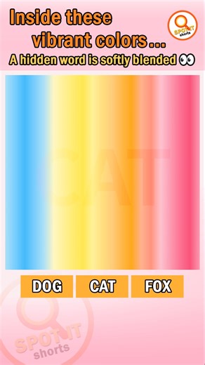 001. Color Gradient Challenge 👀 Find Hidden Text | #Shorts