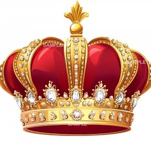 Royal Gold Crown Clipart - PNG Format for Wedding Invitations, Crafts, & Design Projects - Instant Download - Etsy