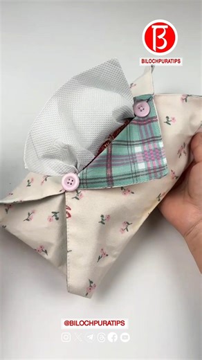 Super easy tissue box wrapping tutorial, even beginners can master it! √