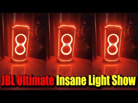 JBL PartyBox Ultimate Light Show 😱 Insane Party Speaker RGB Demo | JBL Partybox Ultimate Sound Test