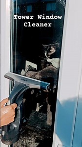 This Tower Window Cleaner is PURE MAGIC 🤯 | Home Cleaning Hack #Shorts #Satisfying #CleanWindows