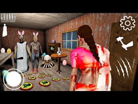 PLAYING AS KAMLA IN EASTER GRANNY || KAMLA FOUND A SECRET EGG MONSTER