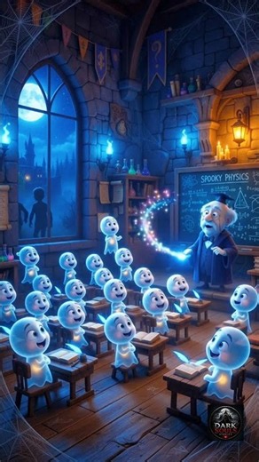 भूतों की क्लास में हुआ बड़ा चमत्कार! 😱 | 3D Cartoon Horror Story | Ghost School Animation