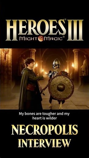 HoMM3 Necropolis INTERVIEW | Skeleton/Skeleton Warrior | AI Generated #heroes3 #homm3 #sora2
