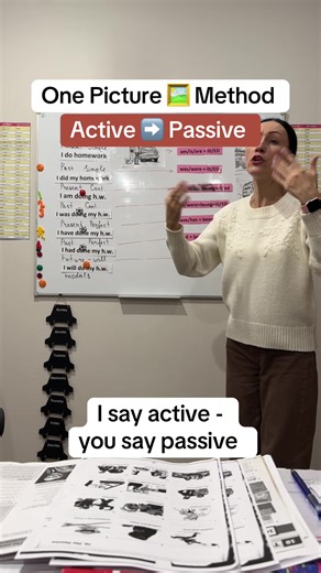 Learn Active and Passive Voice with One Picture