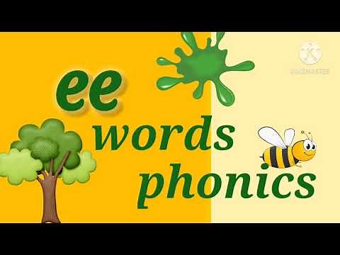 'ee' words│phonics sound│'ee' sound words│phonics for kids│kids education video