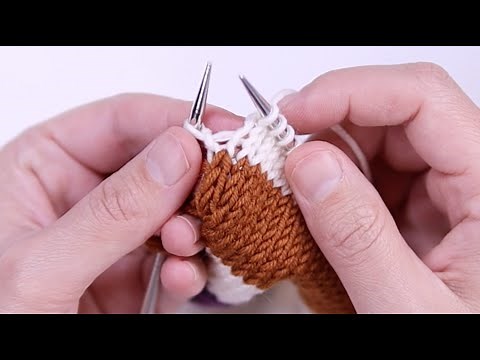 Knitting Tutorial: How to make Right and Left Slanted Increases (H&E)