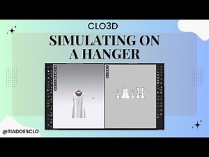 How to Simulate on a Top Hanger in CLO3D