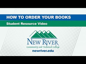 How to order your books from the New River CTC Online Bookstore